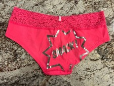 True Vintage Victoria's Secret PINK Extra Low Rise HIPSTER "SMACK " NWT Medium