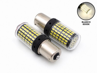 2-8 Uds CANBUS T20 7443 P21W PY21W 1156 BA15S BAU15S bombilla LED para 6500K