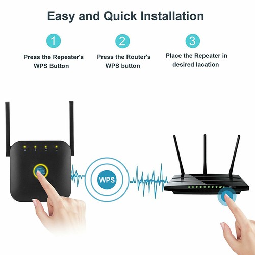 WiFi Range Extender Internet Booster Network Router Wireless Signal Repeater - Afbeelding 5 van 12