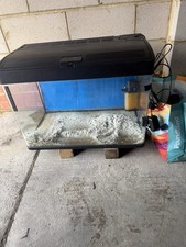 Fish Tank Aquarium Complete Set-Up with Heater, Filter, LED