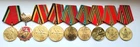 20-65 years of victory Set of 9 USSR Soviet russian Military medals Description