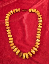 COLLIER PEERLES EN AMBRE