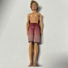 2009 Barbie Ken She Said Yes Doll With Original Shorts And Watch.