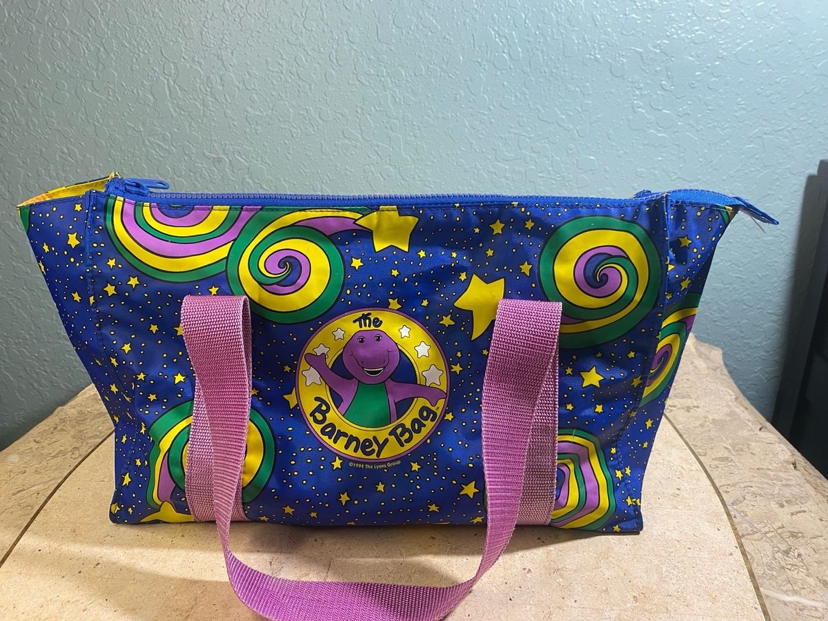 Vintage 1994 The Lyons Group The Barney Bag Tote Duffle | eBay