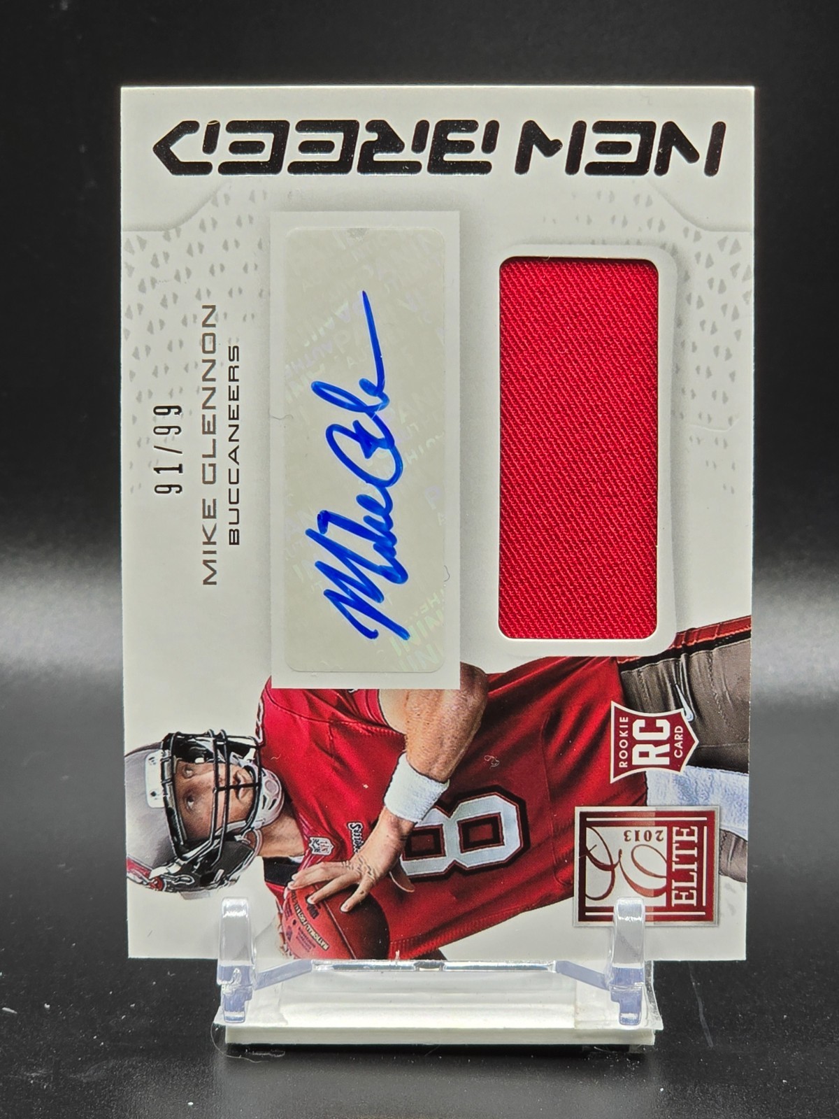 Mike Glennon Panini Elite New Breed Jersey #6 Autograph
