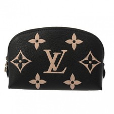 LOUIS VUITTON Pochette Cosmetica PM M59086 Bicolore Monogramma Empreinte Pelle...