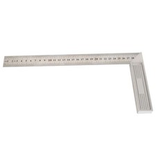 D30cm Aluminum Alloy 90 Degree Straight Edge Ruler Straightedge Right Angle