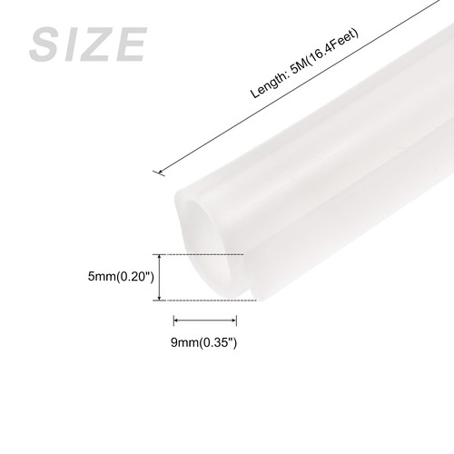 Bulb Type Window Weatherstrip 9mm x 5m Silicone TSlot Mount Seal 1 PCS - Picture 2 of 7