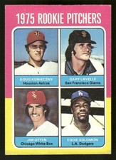 1975 Topps Baseball Card #624 Rookie Pitchers Gary Lavelle. rookie card picture