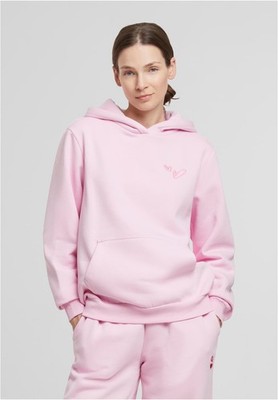 Miss Tee Damen Heart Signs Emb Ladies Fluffy Hoody MST322
