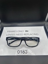 RAY-BAN EYEGLASSES FRAMES ONLY RB5268 5119 BLACK FULL RIM 52-17-135