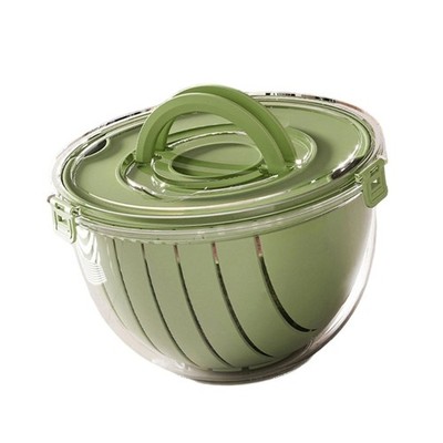 Plastic Fruit Vegetable Strainer Basket Multipurpose Helper Draining System