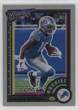 2022 Panini Classics Rookies Premium Edition Silver Jameson Williams #166 7k1