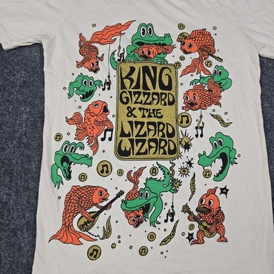 King Gizzard And The Lizard Wizard Concert Shirt White Unisex S-5XL KY179