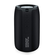 MusiBaby M68 Portable Bluetooth Speakers   Wireless, Waterproof, Dual Black