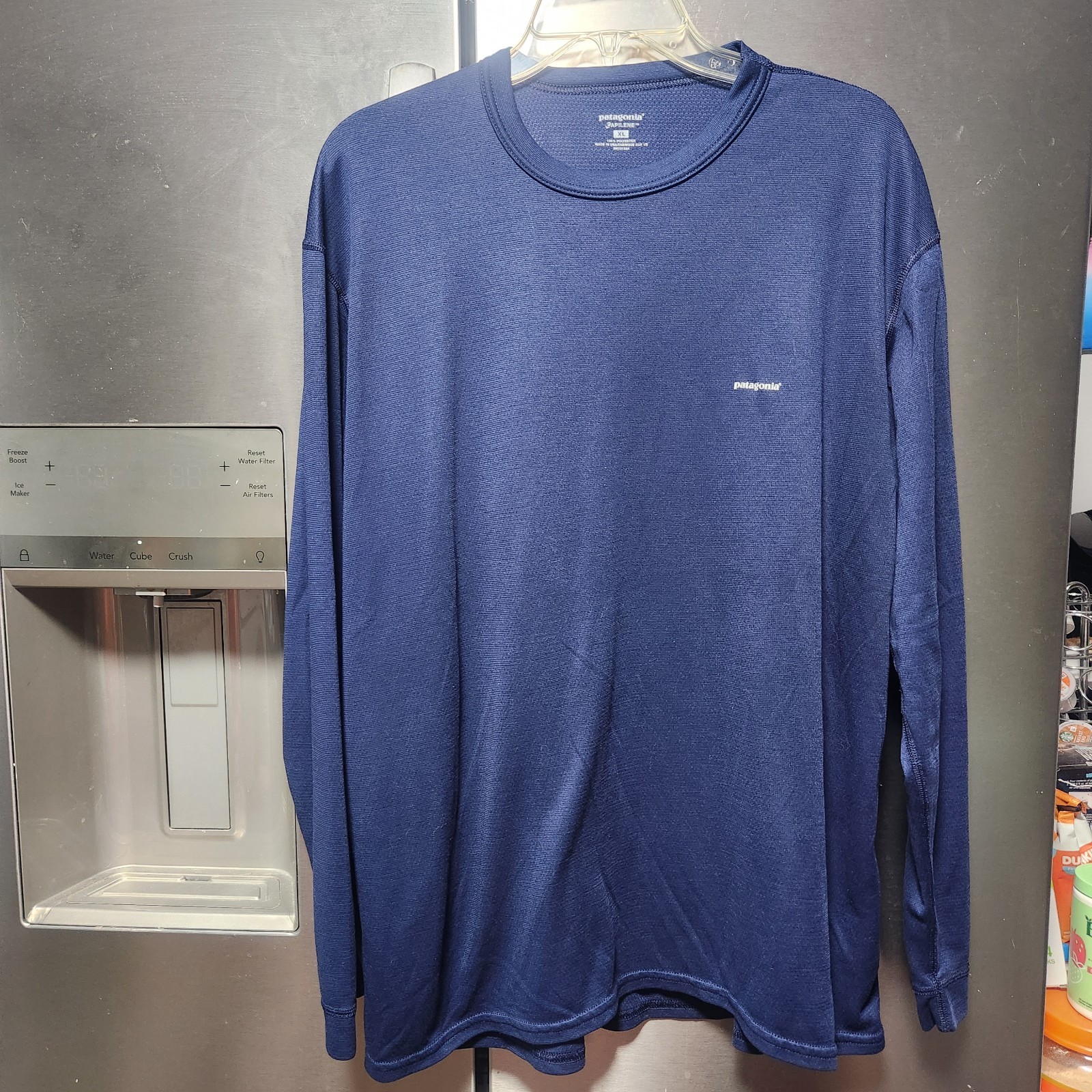 Patagonia Shirt Men's XL Blue Capilene Base Layer Polyester USA 44201