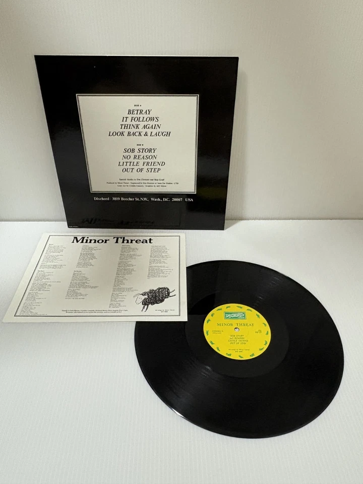 Minor Threat – Out Of Step LP US 1983 Dischord $5.00 GREEN Hardcore Punk FUGAZI Foto 2 de 2