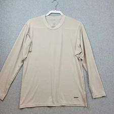 Patagonia Capilene Mens Medium Mock Neck Base Layer Made In USA Gym Running