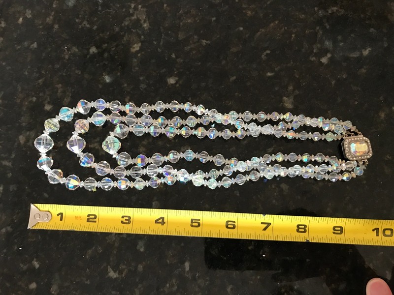 1960s Vintage PRECIOSA Czech CrystalNecklace