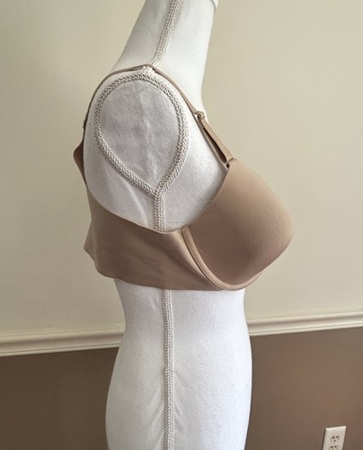 Soma Vanishing 360 Perfect Coverage Bra 40B Tan Nude Underwire Front Clasp - Picture 2 of 8