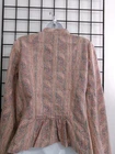LRL / RALPH LAUREN ?SIZE 16 ==MUTED PEACH PAISLEY / LINEN BLEND/  BLOUSE BLAZER
