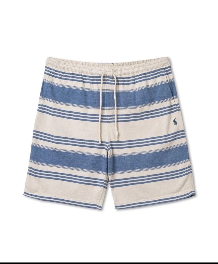 Polo Ralph Lauren Striped Spa Terry Shorts - Patina Stripe 3XB