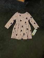 Baby Toddler Girls Purple Halloween Dress Cat & Jack 18 Months NWT 