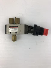 SMC VFM350 Mechanical Valve 1.5 9kgf/cm Red Turn Switch 2-Position Selector
