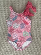 The Beaufort Bonnet Company Girls Size 10 Bathing Suit Palm Bow Swimsuit Cute