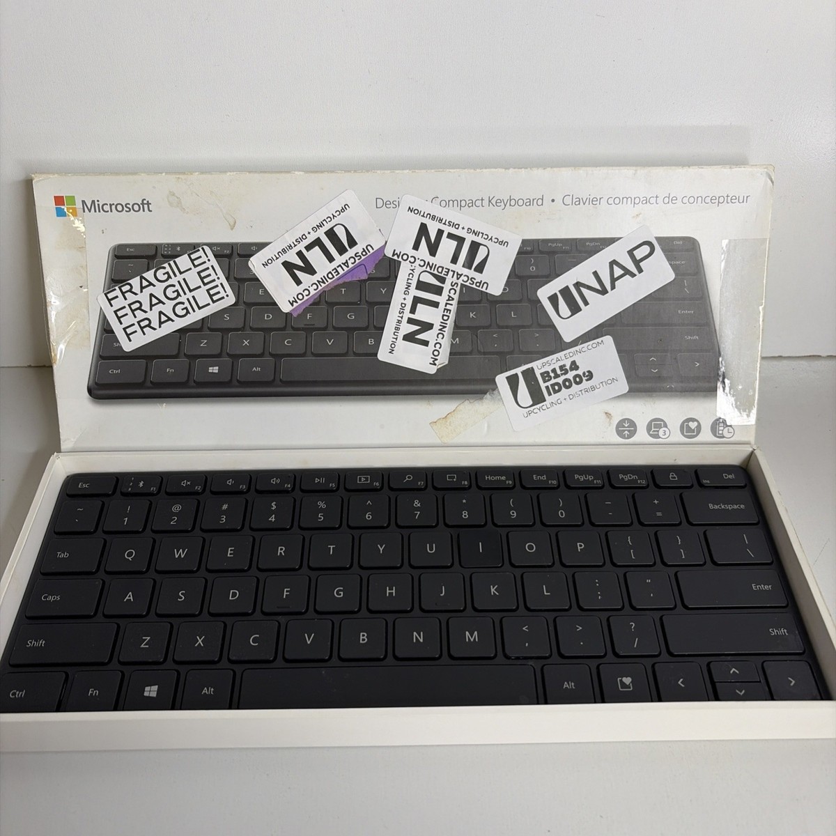 Microsoft Designer Compact Keyboard, Matte Black, Model 1954 (21Y