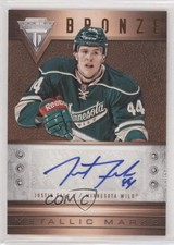 2012-13 Panini Rookie Anthology Titanium Metallic Marks Justin Falk #36 Auto o1h