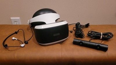 Sony PlayStation VR Headset for PS4 with Camera 2.0 Incomplete Untested