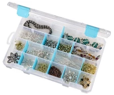 6847AG Medium Anti-Tarnish Box with Removable Dividers, Jewelry & Craft Organ...