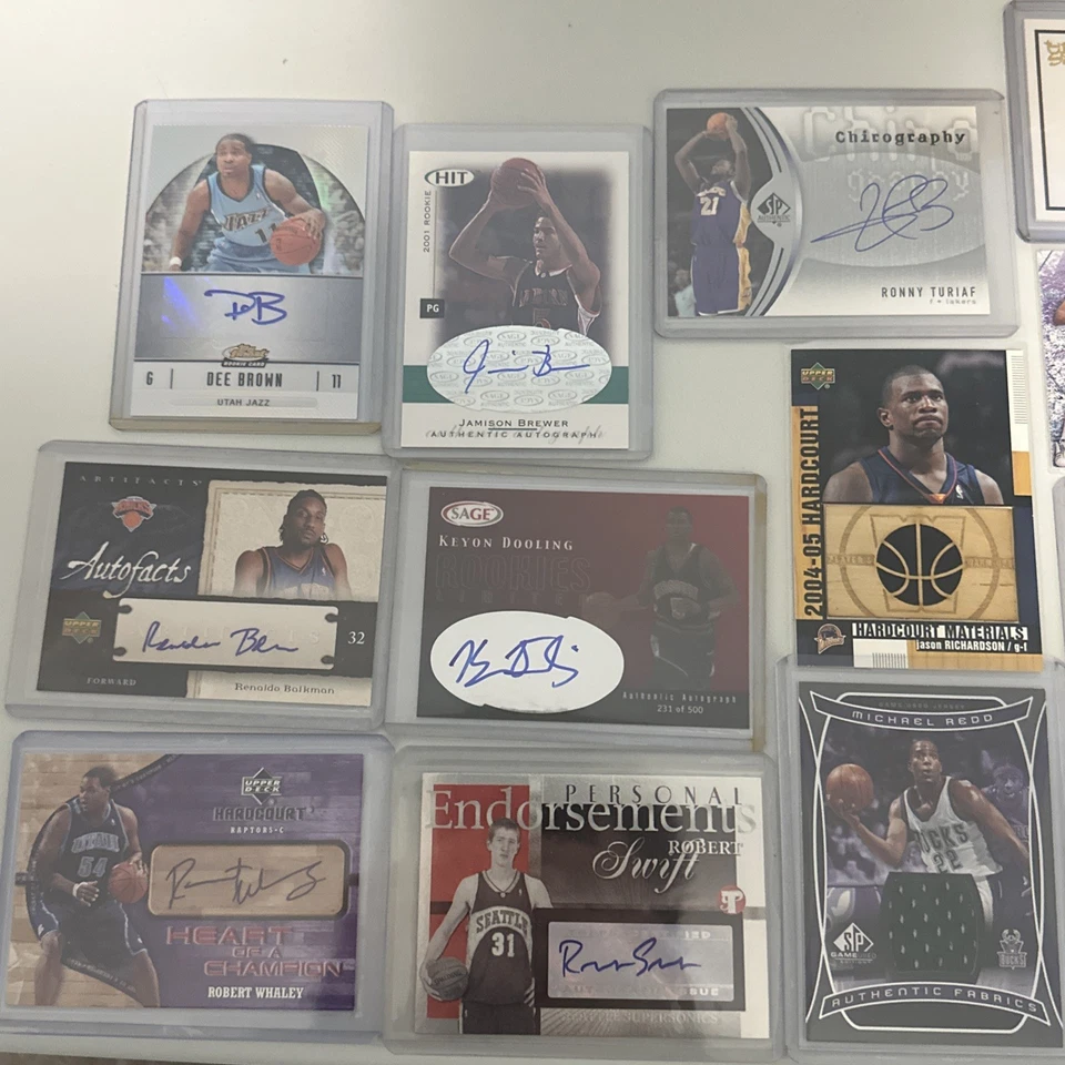 NBA LOT Of 15 AUTO/JERSEY/ RELIC CARDS (Stackhouse, Redd, Jason Richardson) - Image 2 of 2