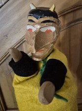 Vintage - alte Handpuppe Teufel mit Beinen