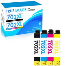 4 PK 702XL T702XL Ink Cartridges for Epson 702 Workforce WF-3720 3725 3730 3733