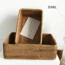 Shelf basket closet basket storage basket willow rattan basket rectangular