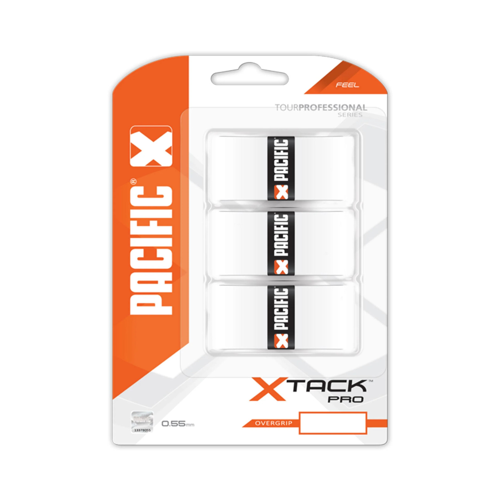 Pacific X Tack Pro 3er Pack Tennisovergrip weiß
