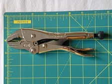MALCO Eagle Grip Locking Pliers, Curved Jaw, 7", LP7WC (Made in USA)