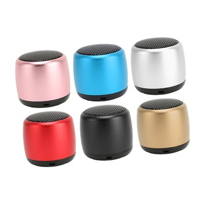 Mini BT Speaker Heavy Subwoofer USB Rechargeable Metal Portable Wireless Spe Hot