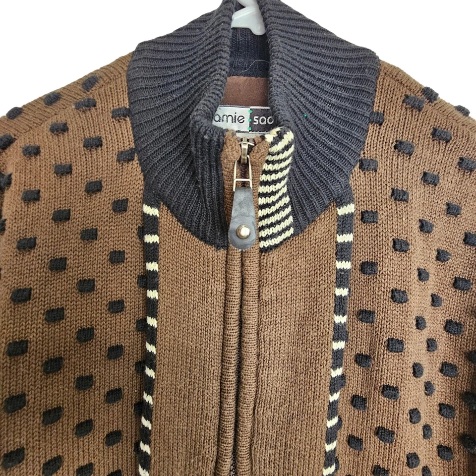 Винтажный Jamie Sadock женщин свитер куртка Gorpcore гольф съемные рукава M - Изображение 2 из 4