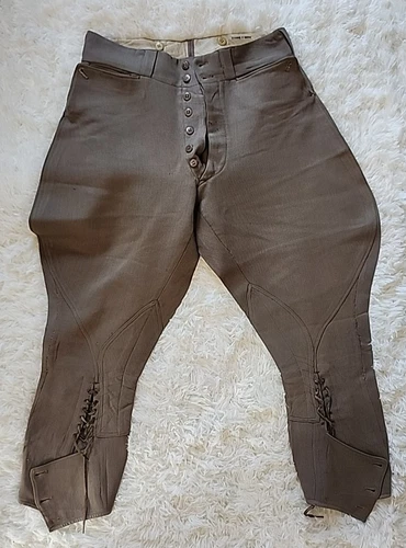 WW1 World War 1 Military US Army Pants /Riding Trousers #2