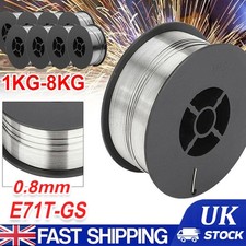1KG-8KG Gasless Welding Wire MIG Flux Cored Wires Reel Spool Roll 0.8mm E71T-GS