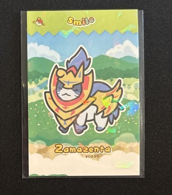 Limited Edition Full Art Rare Smile Zamazenta Pokemon Card Database #0889  