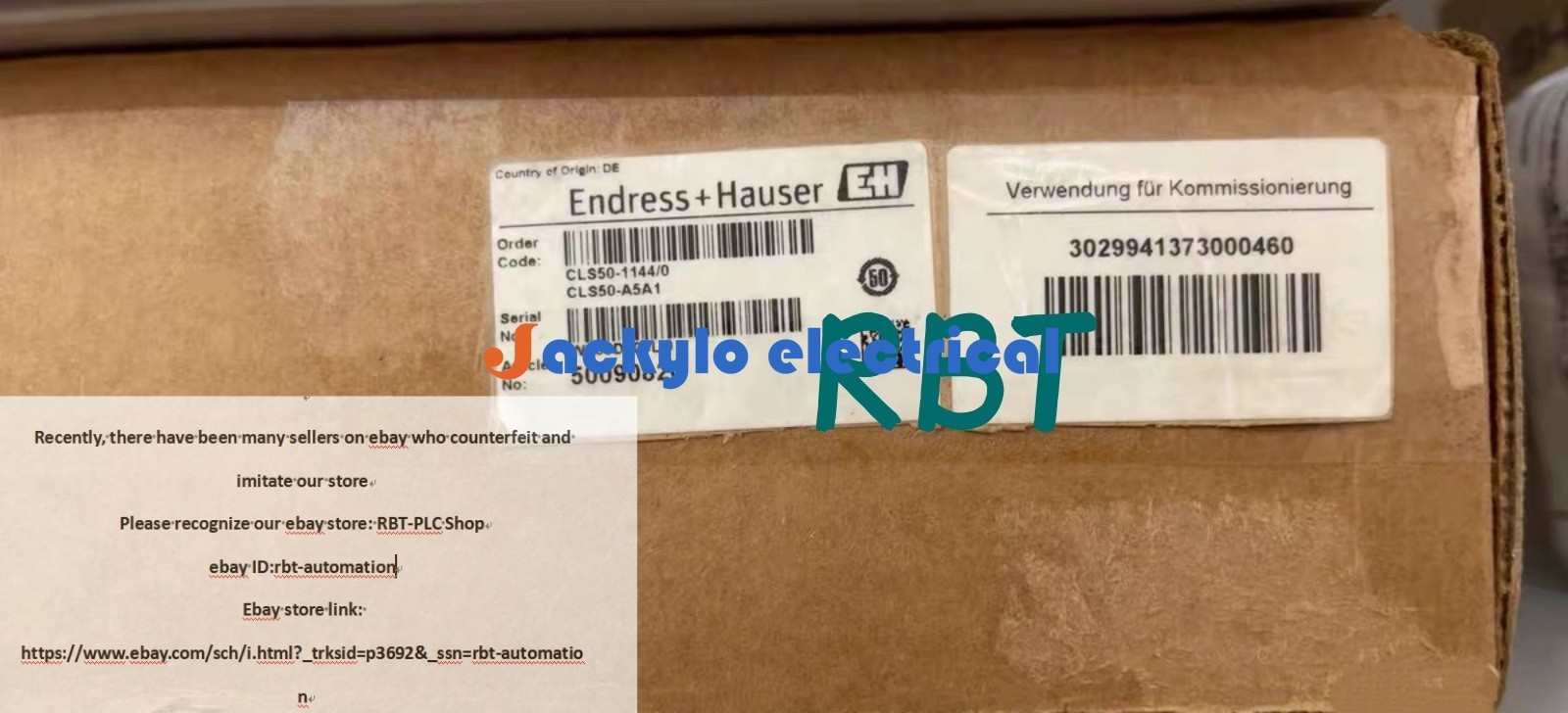 E+H CLS50-1144/0 CLS50-A5A1 Conductivity brand new
