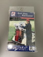 Fila Vintage Golf Bag Rain Cover Heavy Gauge Clear Vinyl New Vintage