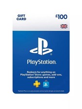 PlayStation Gift Card £100 New Sealed UK Version-Brand New, Sealed