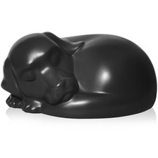Dog Urn, Dog Urns for Ashes, for Pets Up to 75 Lbs, Sleeping Doggie Pet Memor...