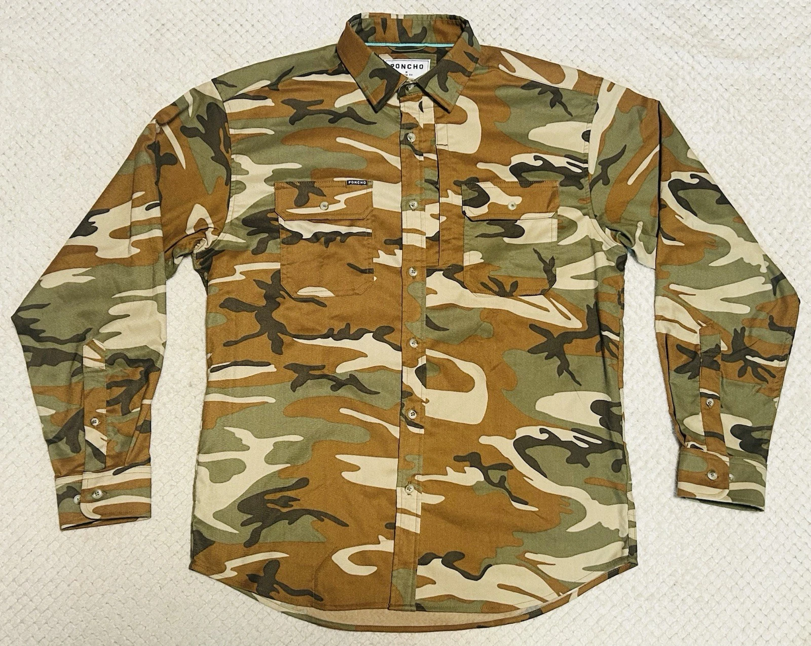 Poncho The Original San Juan Light Camo Men Medium Regular Fit Performance Shirt
Opens in a new wind