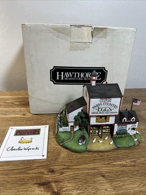Vintage 1995 Charles Wysocki ''Virginia's Nest''~Hawthorne Collectible,COA,Box
